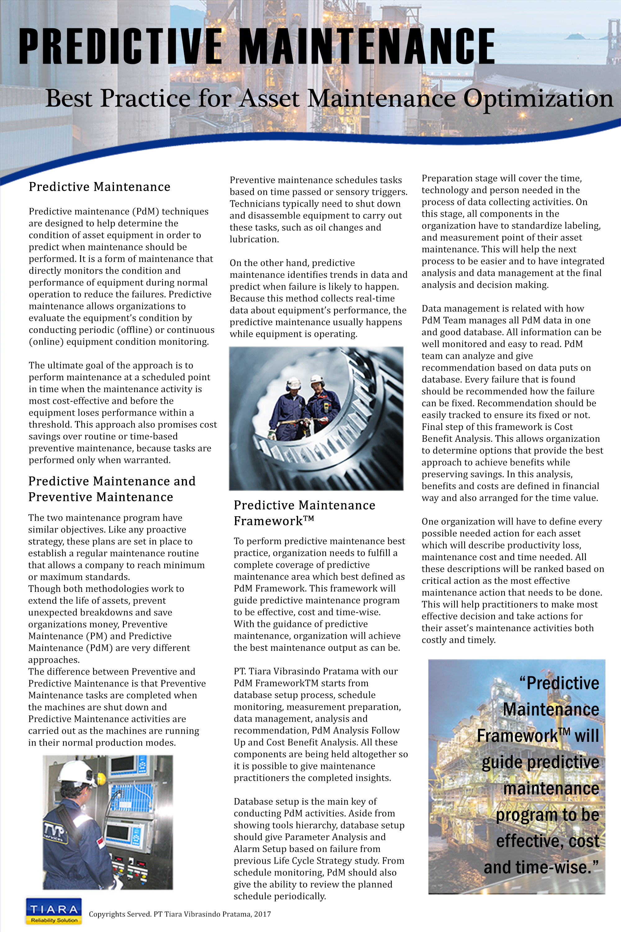 Predictive Maintenance for Asset Maintenance Optimization
